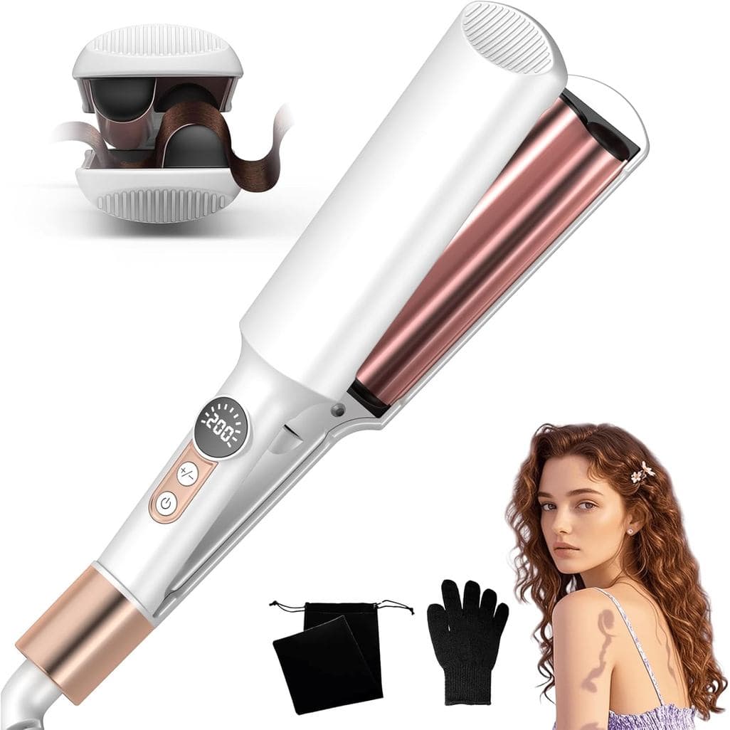 Modelador de cachos UKLISS, mini modelador de cachos, adequado para iniciantes, para cabelos longos e curtos, 5 configur