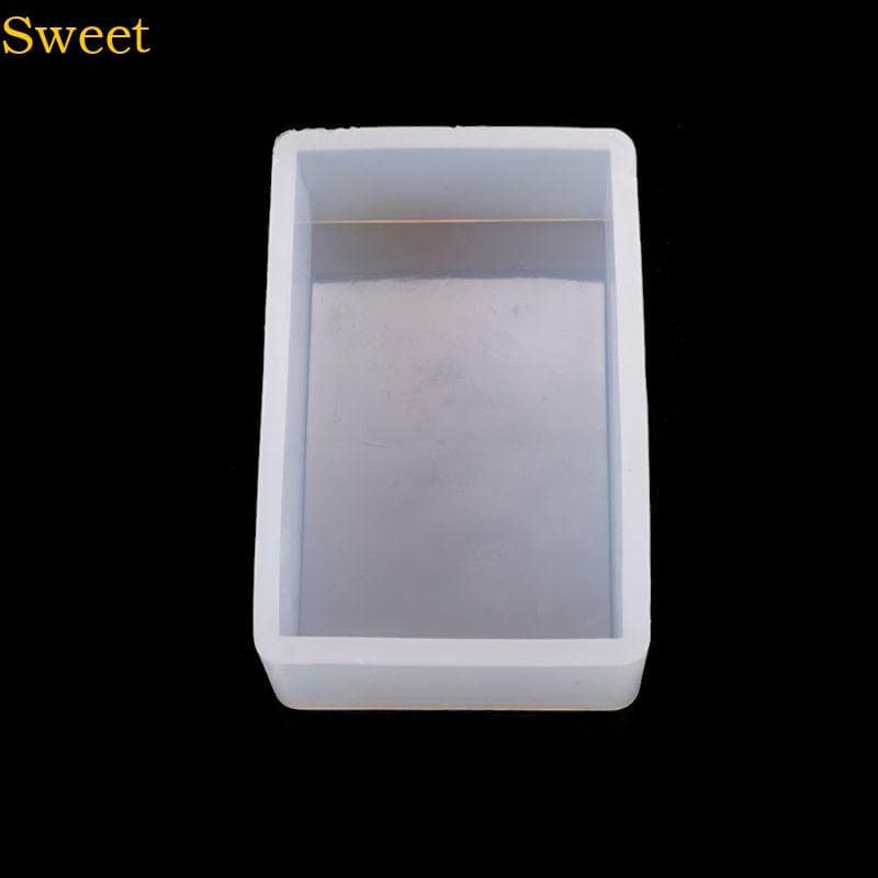 Moldes Fundição Silicone Resina Cubóide Molde Reutilizável Jóias Artesanato