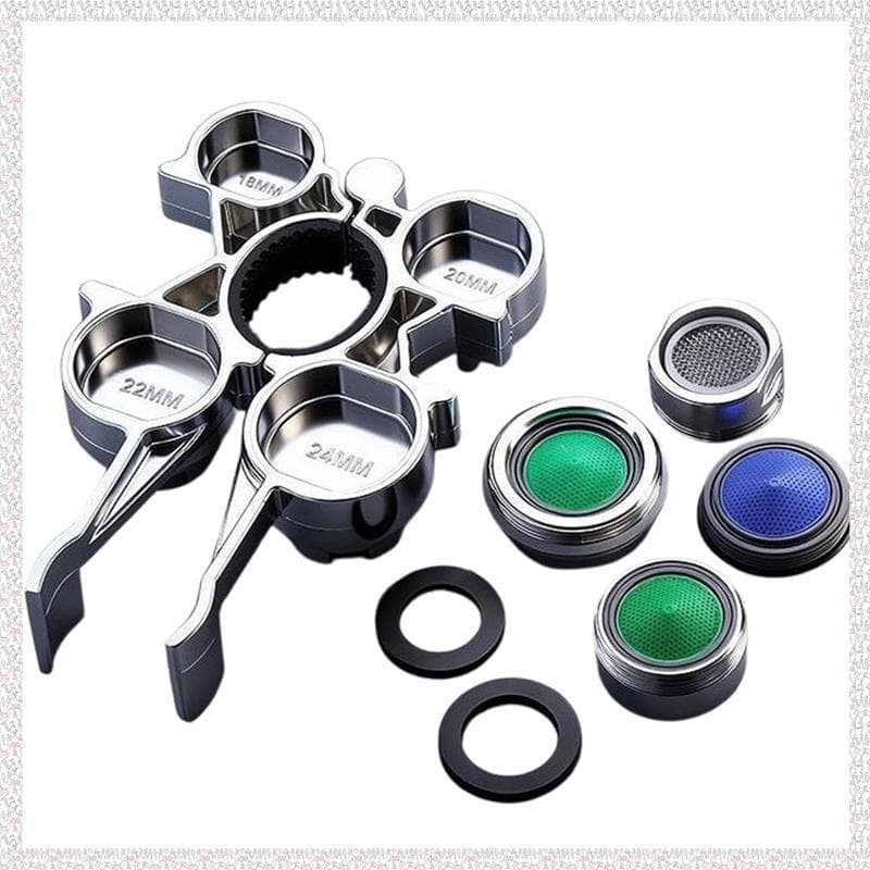 (Otgl) 12-Em-1 Multi-Função Torneira Aerador Chave Kit De Ferramentas De Reparo De Encanamento Ferramenta De Remoção De