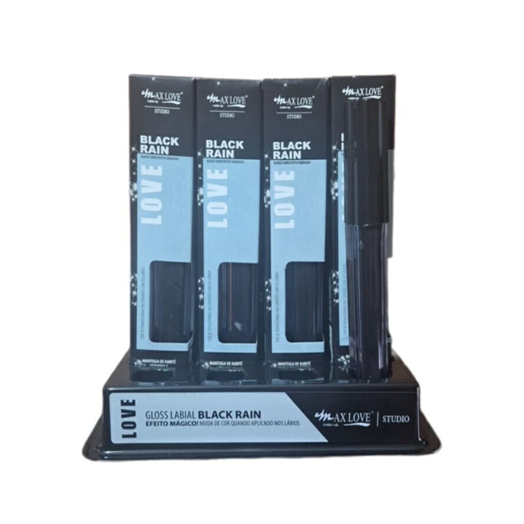 GLOSS COM EFEITO MAGICO BLACK RAIN MAX LOVE BOX C/32 UNI COD.80
