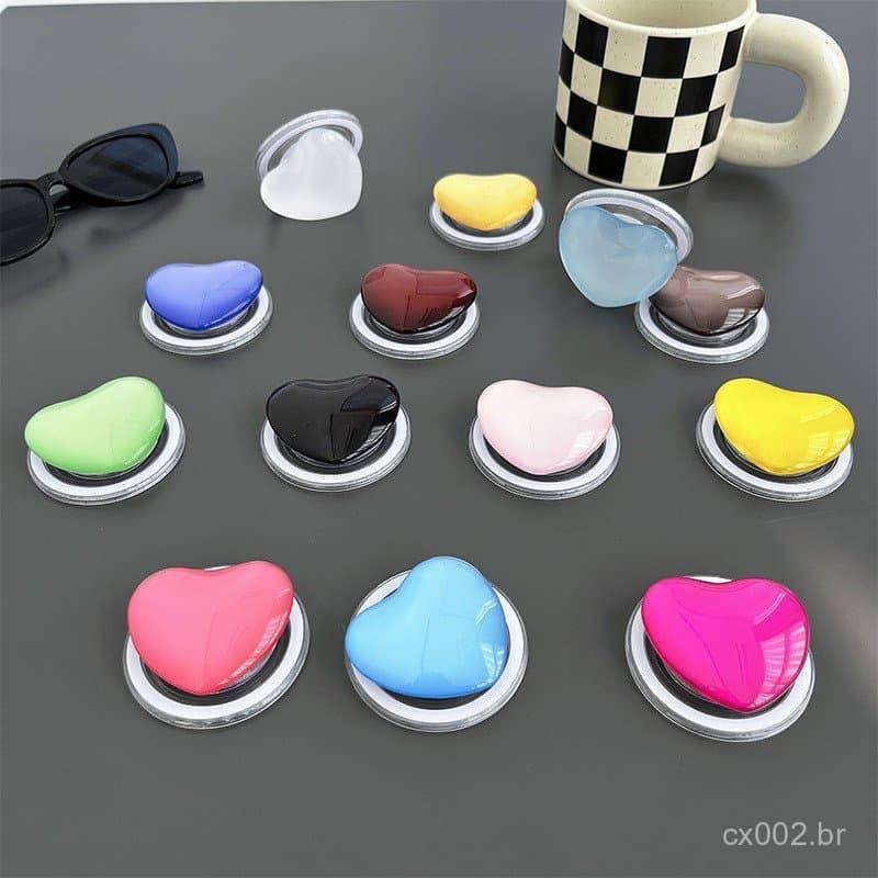 Suporte Magnético Para Telefone Caixa Magnética E IPhone 15 Pro Max Anel Pop Dobrável De Mesa Extensível Cartoon Love