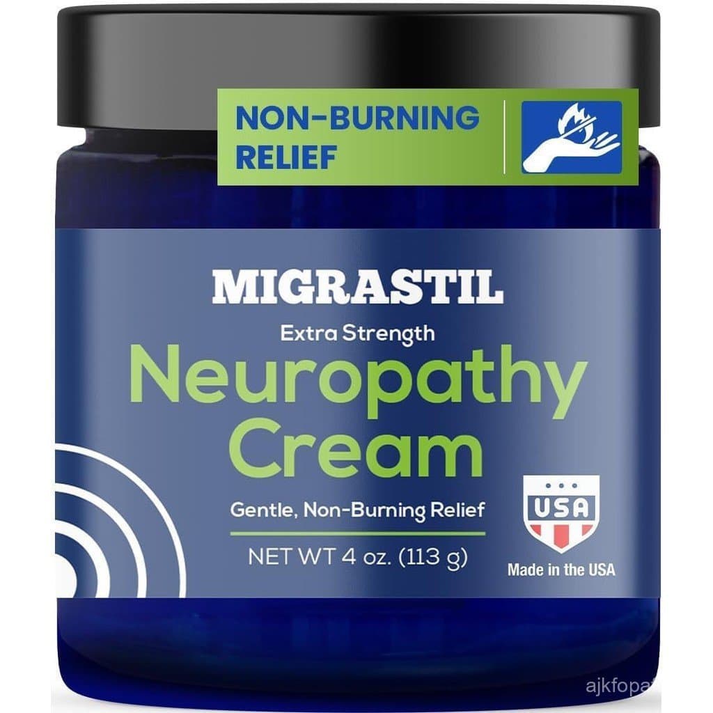 Creme Básico Vigor Migrastil Super Strength para Alívio da Neuropatia, adequado para pés, pernas e mãos, fabricado nos E