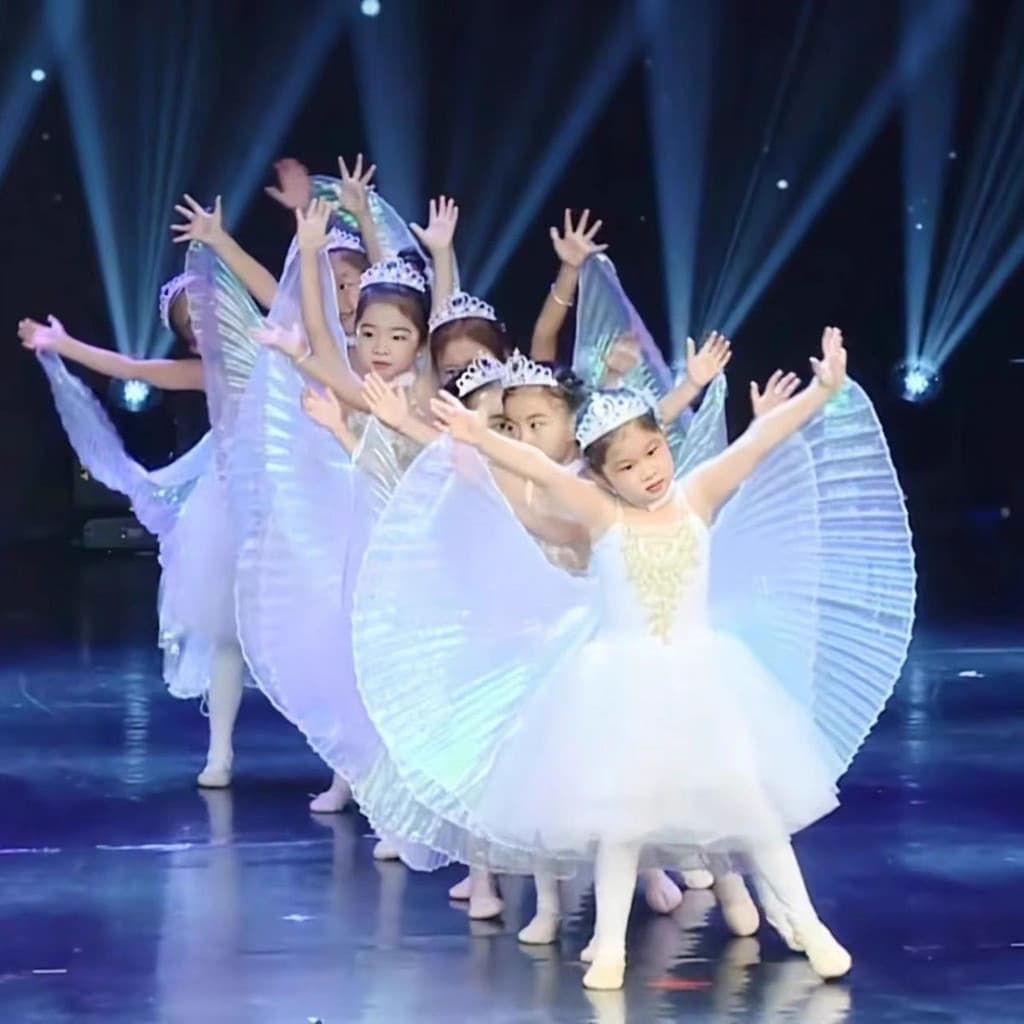 [WDF] Fantasia de dança infantil de pipa pequena, adereços de asas, fantasia de balé infantil, novo estilo, fantasia de