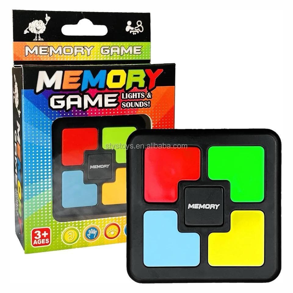 Jogo Memória Eletrônico Infantil Quatro Cores Genius Sons e Luzes ENVIO RÁPIDO