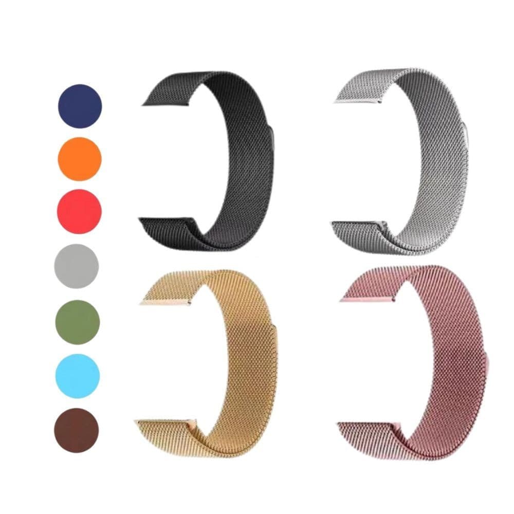 Pulseira Aço Inox Magnética Compatível Smartwatch W29 Pro