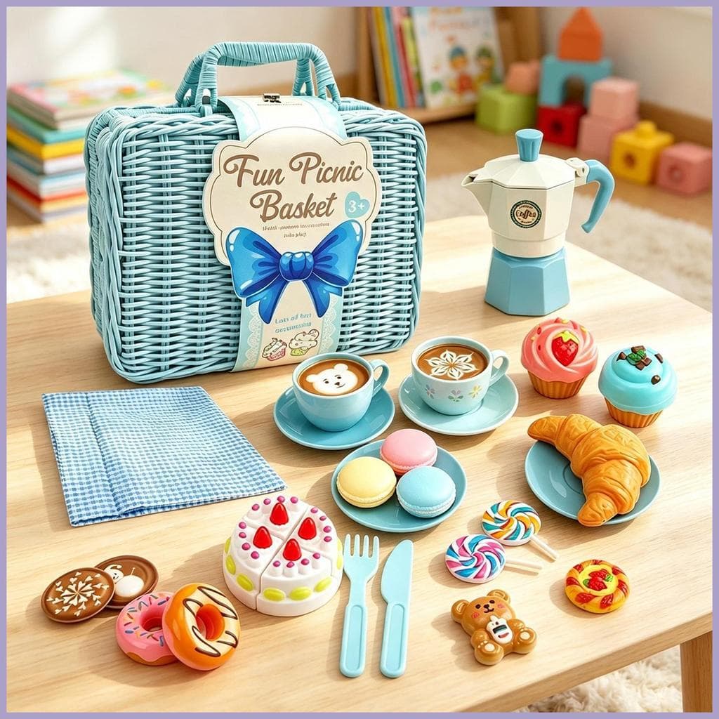 Crianças Sobremesa Playset Realista Interativo Brinquedos De Café Fingir Para Casa Sala De Aula onwasvn