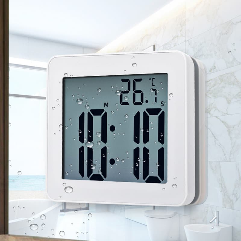 Banheiro à prova dwaterproof água despertador estudante Digital relógio eletrônico relógio de mesa crianças temporizador
