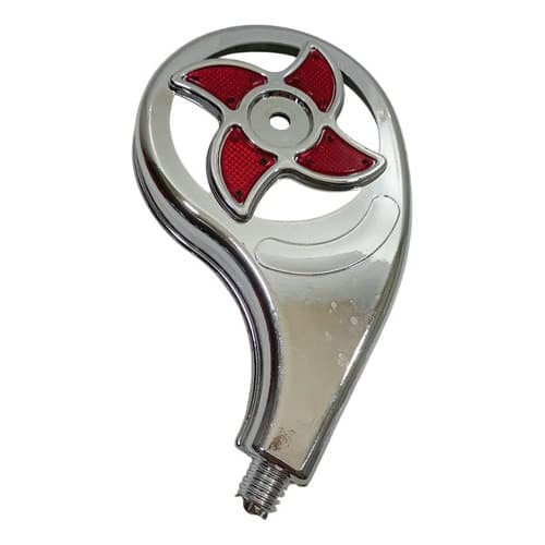 Calota Calotinha Roda Caminhao Esquerda Forti Ar 4 Pontas Vermelho