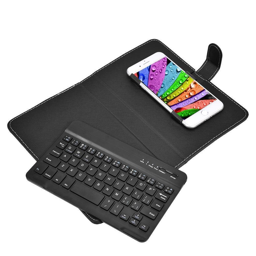 Capa com teclado Bluetooth, capa protetora para , acessórios para celular, capa com teclado sem fio