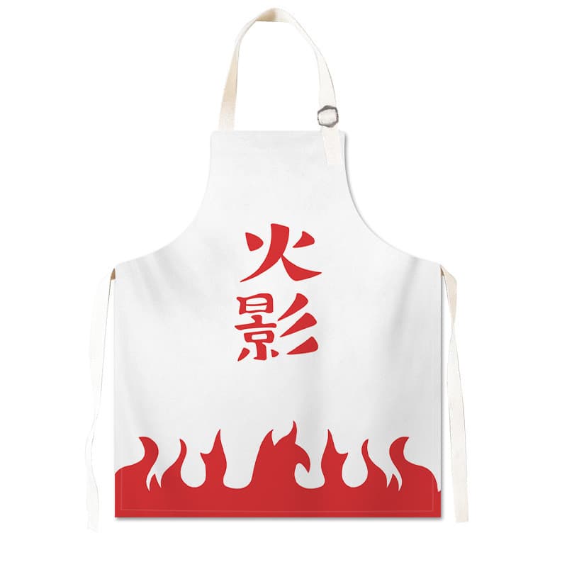 Avental de cozinha doméstica influenciador mesmo estilo sétima geração Uzumaki naruto naruto Catering cozinha avental à