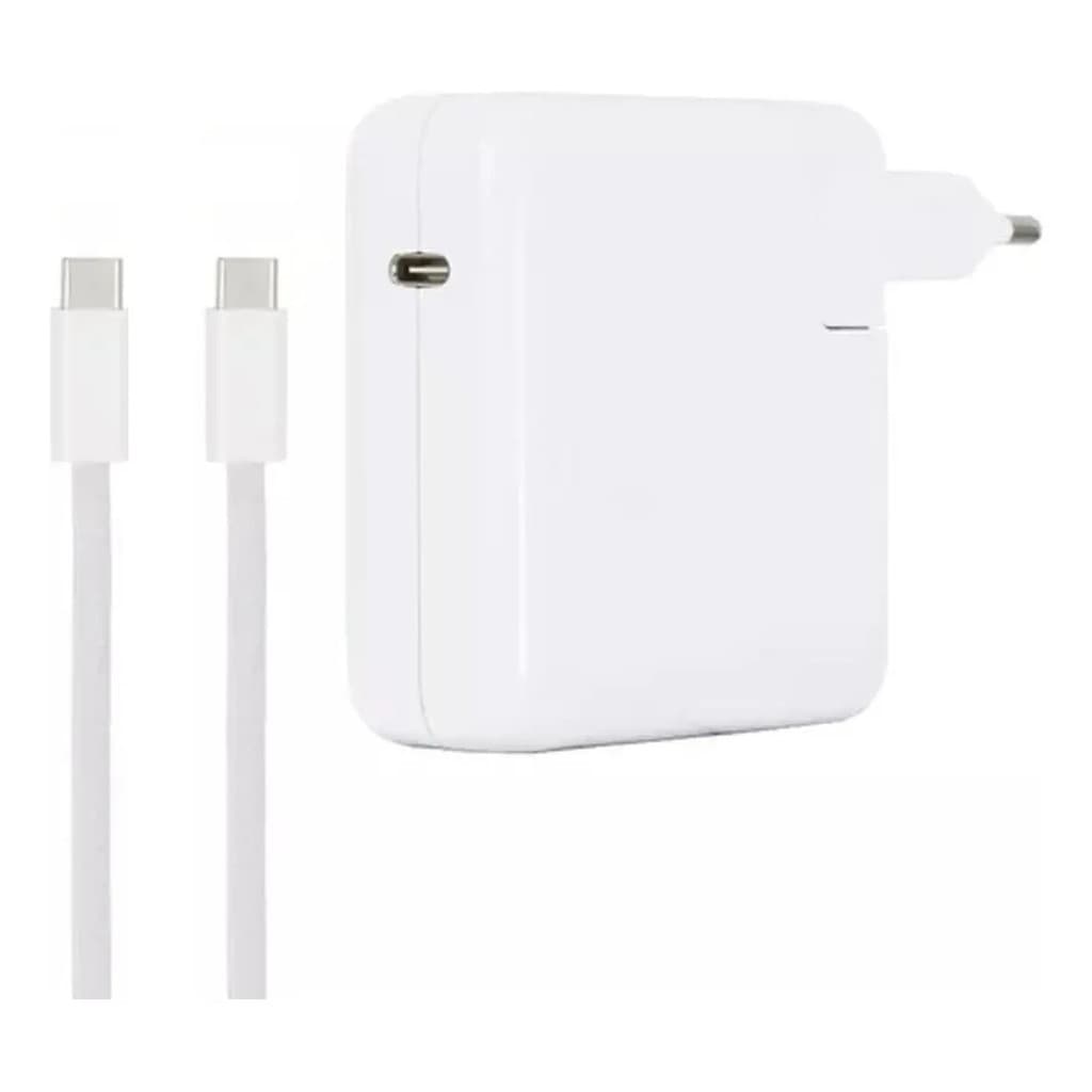 Fonte Carregador Usb-c 61w P/ Notebook E Macbook Air E Pro