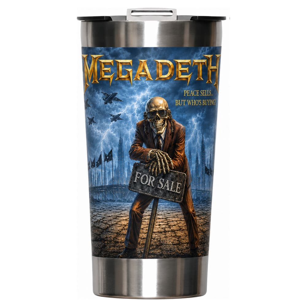 Copo Térmico 473ml Inox com Tampa - Rock- Azul