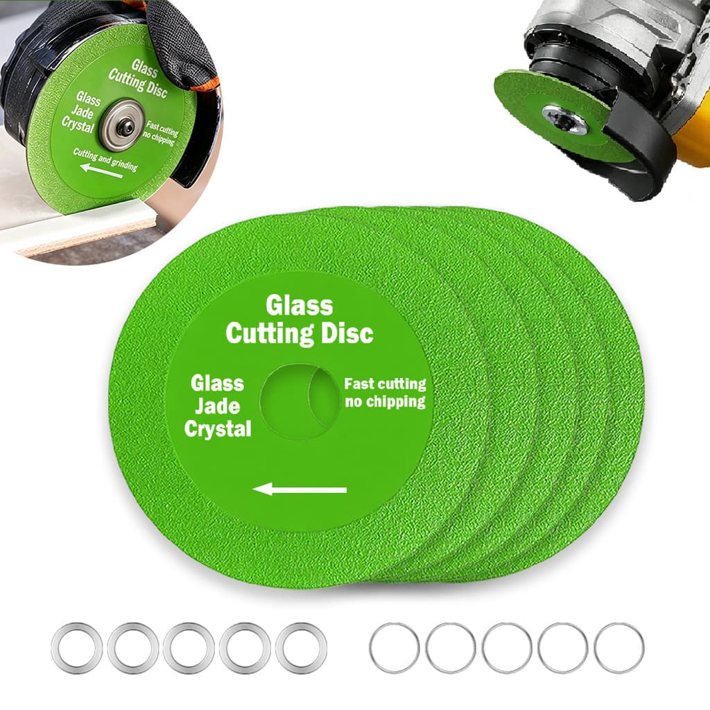 Kit 5 Disco Diamantado 100mm Corte Porcelanato Vidro Cerâmica Ferramenta Profissional