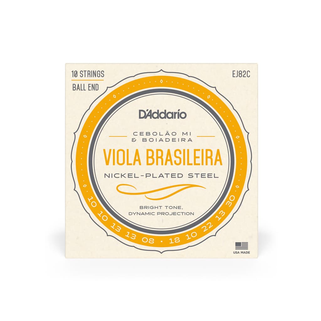Cordas Para Viola Brasileira Mí D Addario Ej82c [F108]