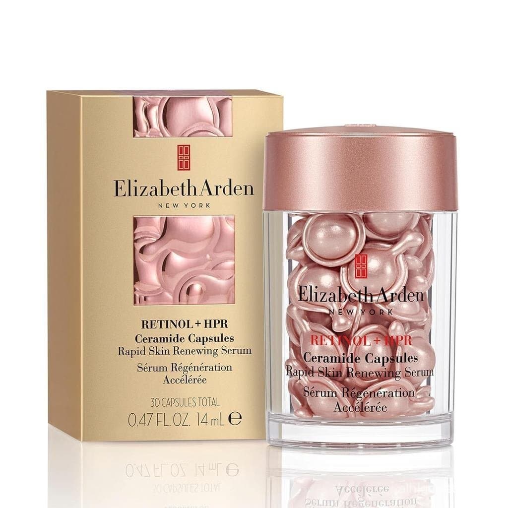 Elizabeth Arden Retinol + HPR Ceramide Rapid Skin Renewal Anti-Aging Capsule Serum, trata EFCS.
