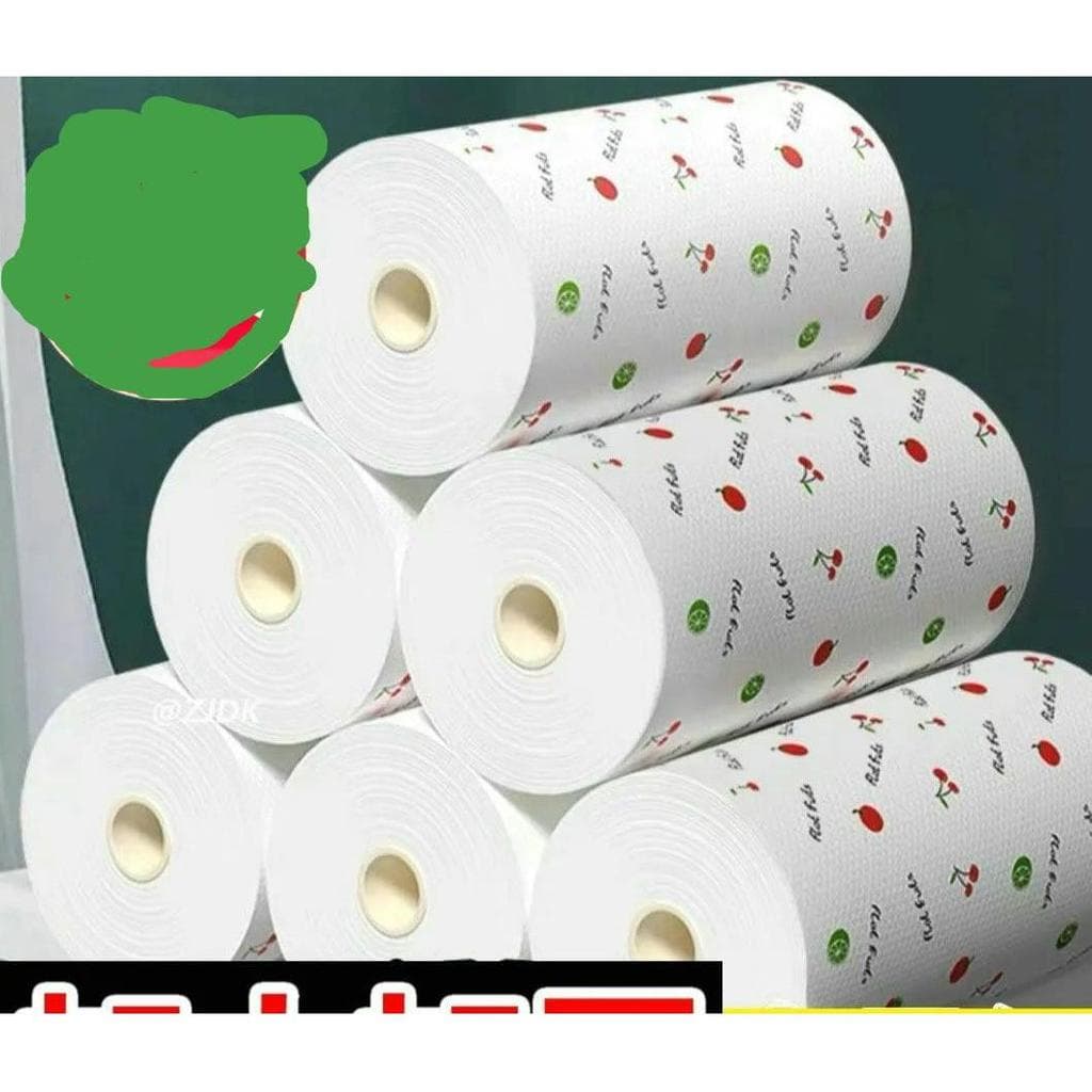 Pano preguiçoso molhado seco suprimentos de limpeza doméstica papel de cozinha Super grosso toalha de papel descartável