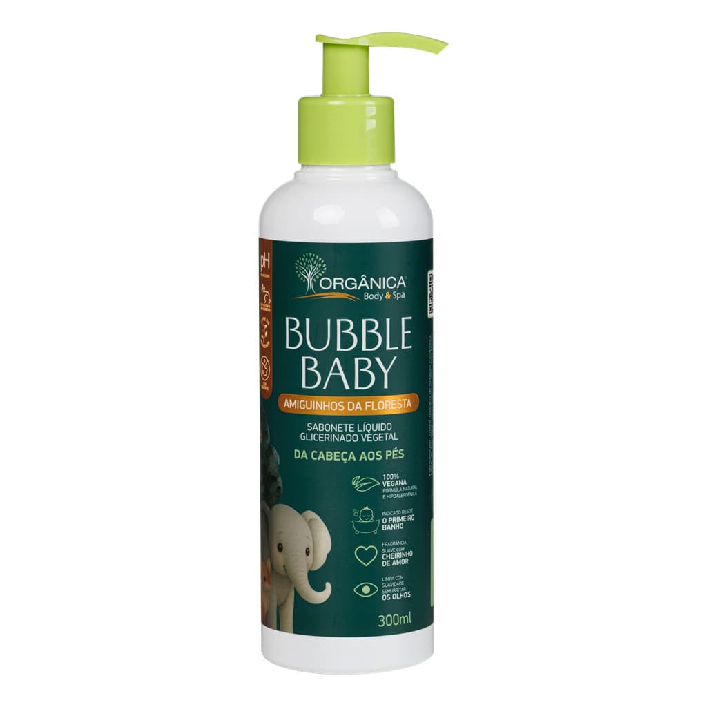 Sabonete Líquido Infantil Bubble Baby Amiguinhos Da Floresta