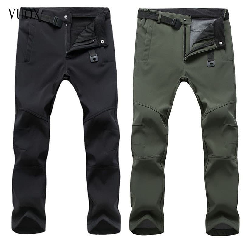 Calças de Esqui Impermeáveis Masculinas S-5XL, Calças Esportivas para Caminhadas e Camping, Quentes para Atividades ao A