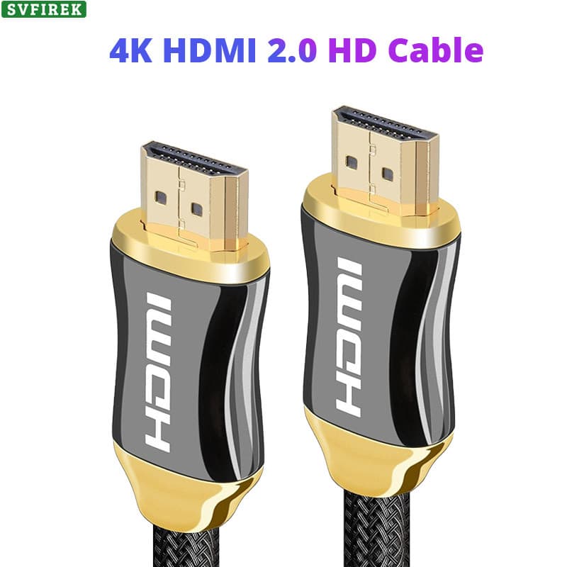 Cabo HDMI Cabos De Áudio E Vídeo Fio HDMI2.0 Ultra HD Para Suporte ARC 3D HDR 4K 60Hz Splitter Switch PS3/4 TV Box Proje