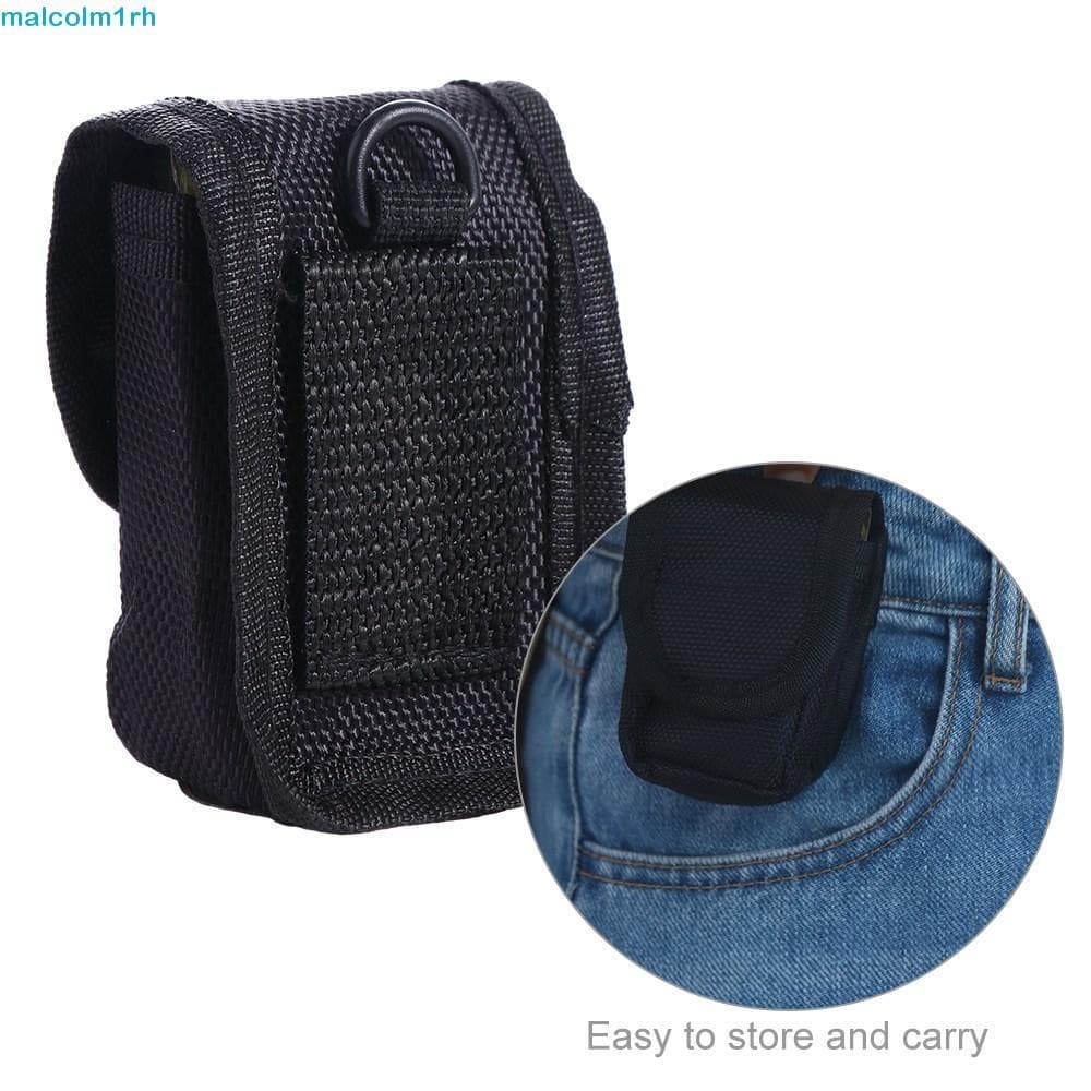 Bolsa De Armazenamento De Oxímetro MALCOLM , Moedas , Cinto , Capa Protetora Transporte De Pulso Pequena Preta