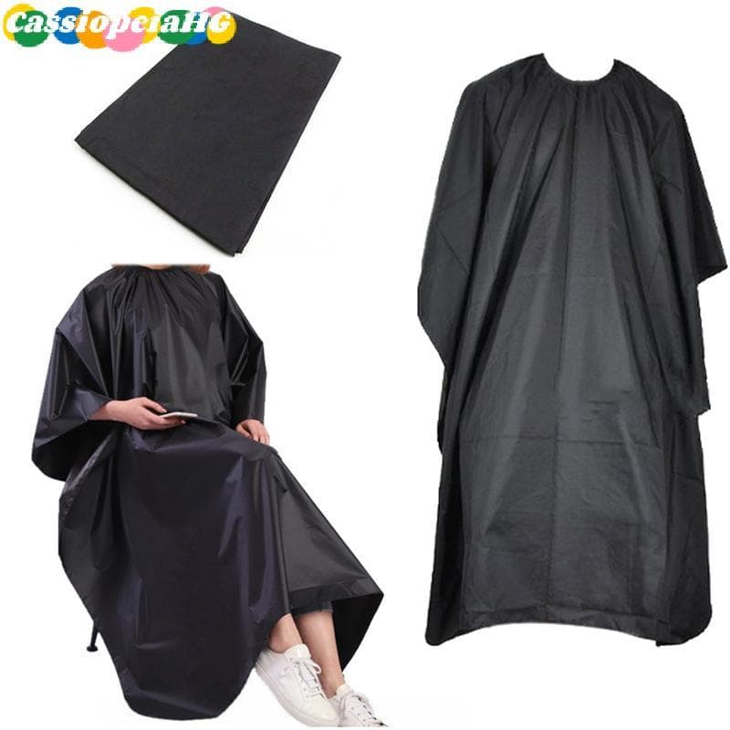 (Cassiopeiahg) Capa De Corte De Cabelo Pro Salon Cabeleireiro Vestido De Pano Barbeiro Avental De À Prova D'água Capas N