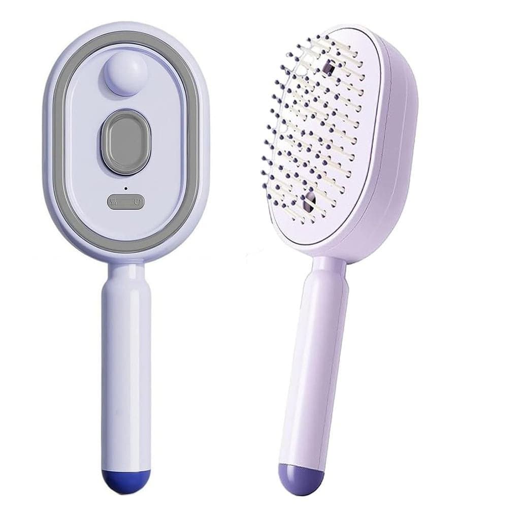 2026Escova de Massagem com Almofada de Ar e Pulverizador Elétrico, Escova a Vapor Elétrica para Cabelo, Escova de Cabelo