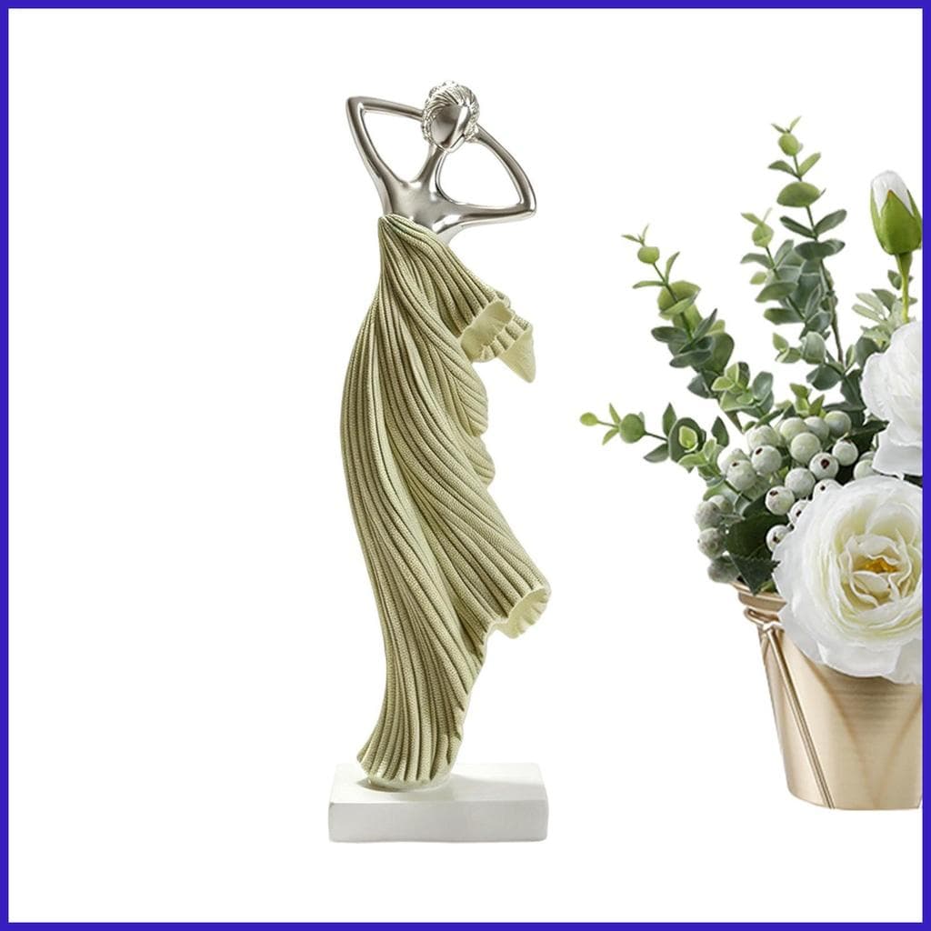 Estatueta De Dançarina Abstrata , Escultura De Arte Estética , Estatuetas De Resina , Estilo Francês Para Casa , coelmy