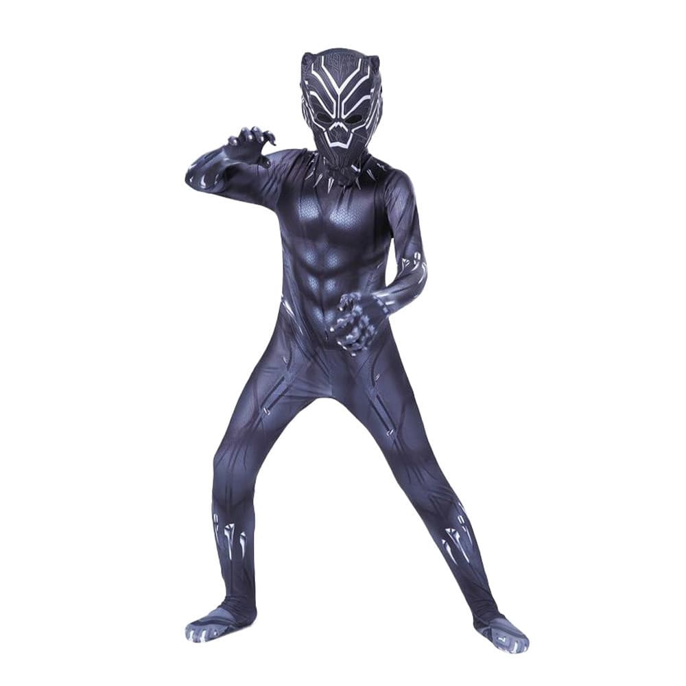 Marvel pantera pantera bodysuit traje de Halloween Cos jogar traje adulto crianças bodysuit conjunto