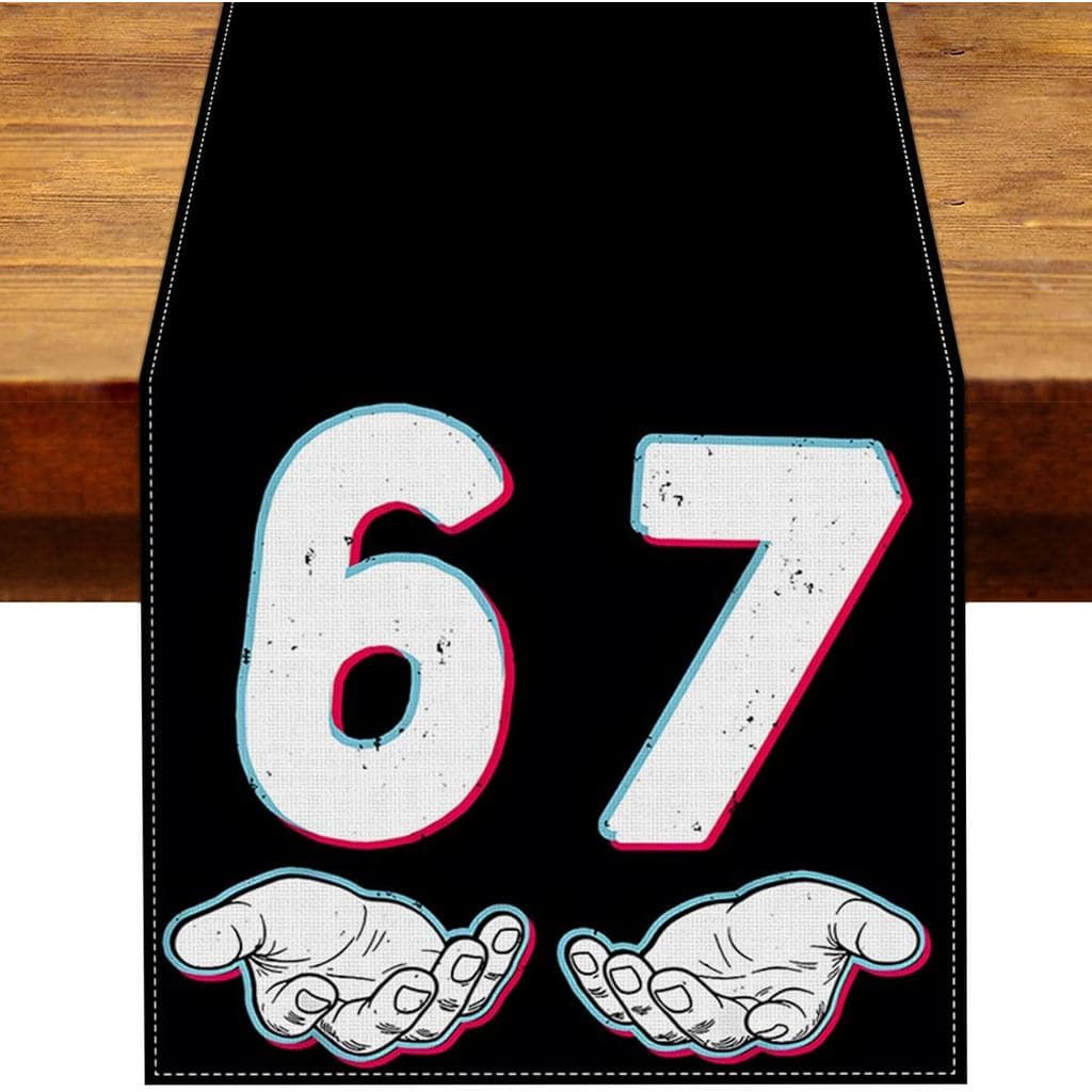 Caminho de Mesa Engraçado com 67 Memes, Decoração para Festas, Natal, Escola, Sala de Aula, Casa, Cozinha, Sala de Janta