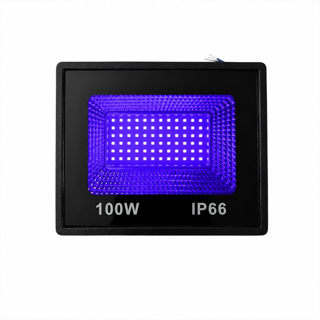 Refletor Uv Festas/dj 100w Luz Negra Efeito Neon Bivolt