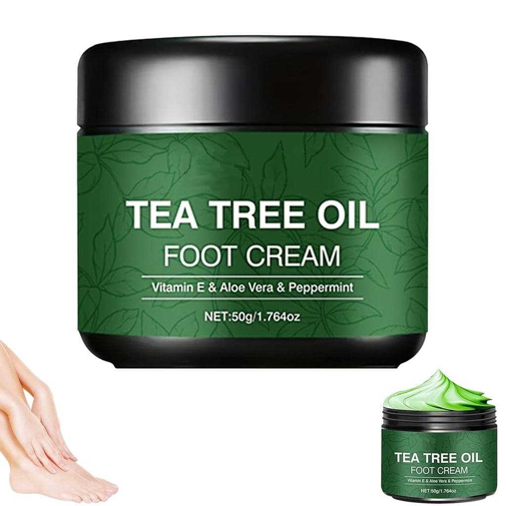 Bálsamo de Tea Tree para os Pés, Pomada de Tea Tree para Áreas Secas como Calcanhares, Cotovelos, Pés, Joelhos, Pés Rach