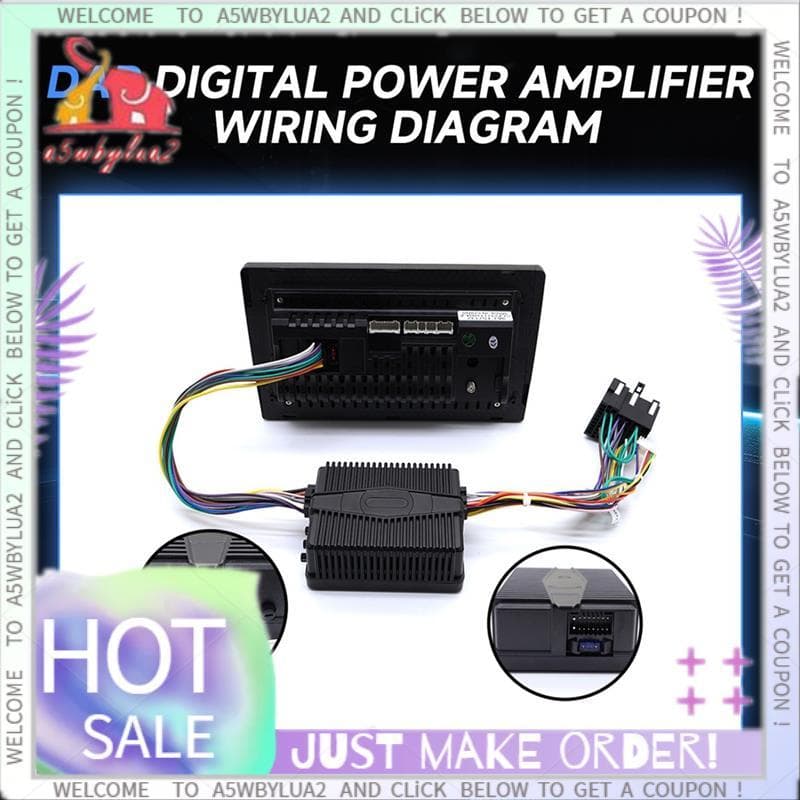Amplificador De Áudio Do Carro 9-16V DAP Equalizador De Som DSP Caixa Alta Fidelidade Chip Processador Para Rádio