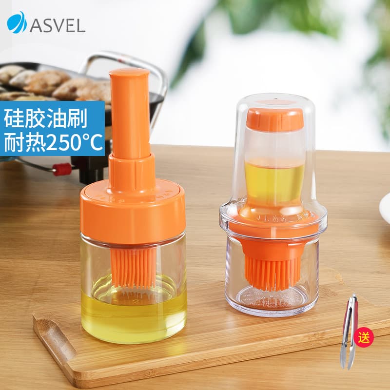 Japão asvel escova de óleo cozinha panqueca Silicone doméstico resistente a altas temperaturas cozimento churrasco escov