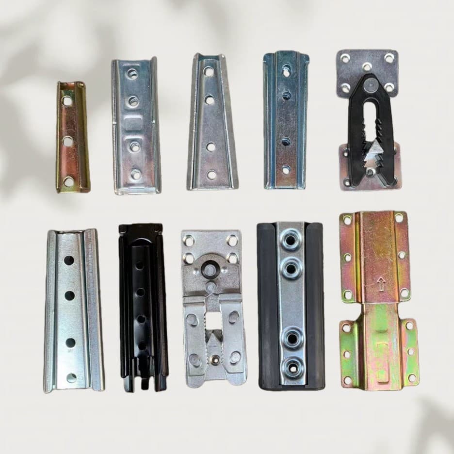 Conjunto de 4 peças de conectores para apoios de braço de sofá, acessórios para montagem e desmontagem de móveis, acessó