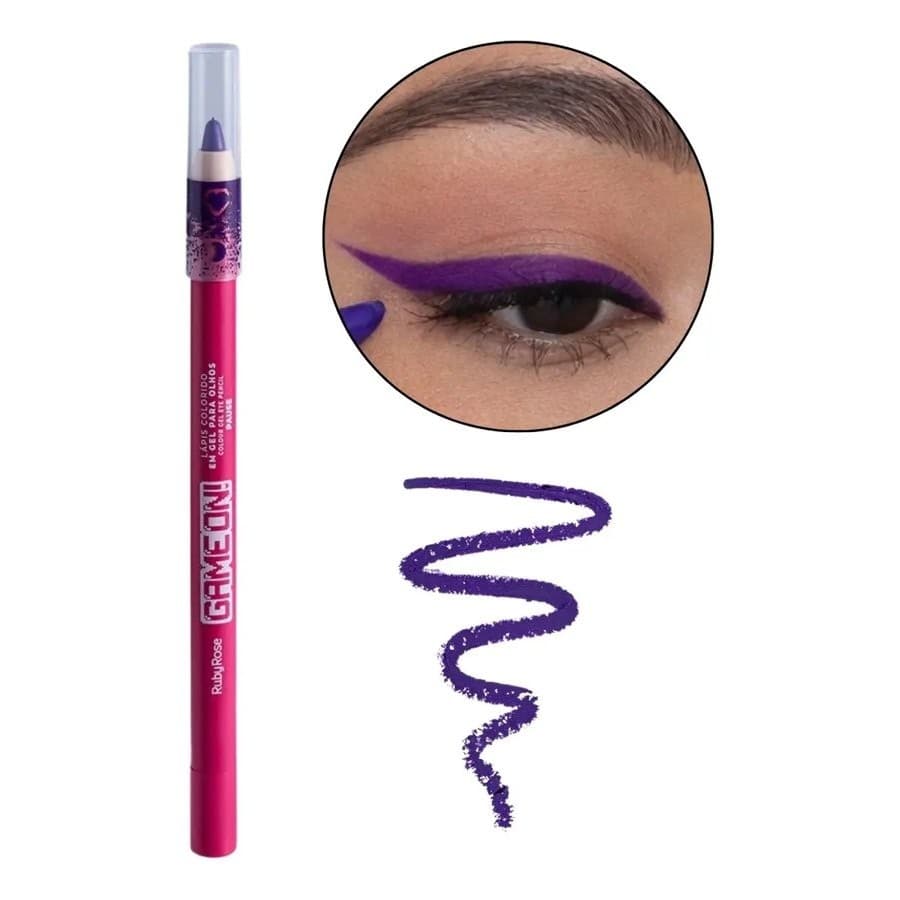 Ruby Rose Lapis Colorido Em Gel para Olhos Game On - Pause