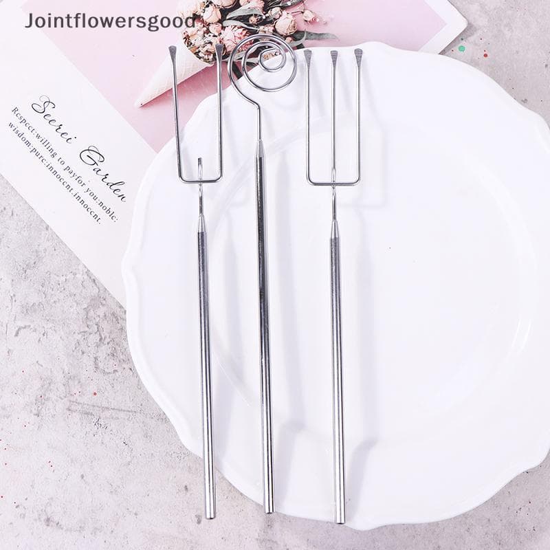 JTFG Garfo De Imersão De Doces Em Aço Inoxidável , Formato Irregular , Fondue De Queijo , Decoração Culinária , Cabo Lon