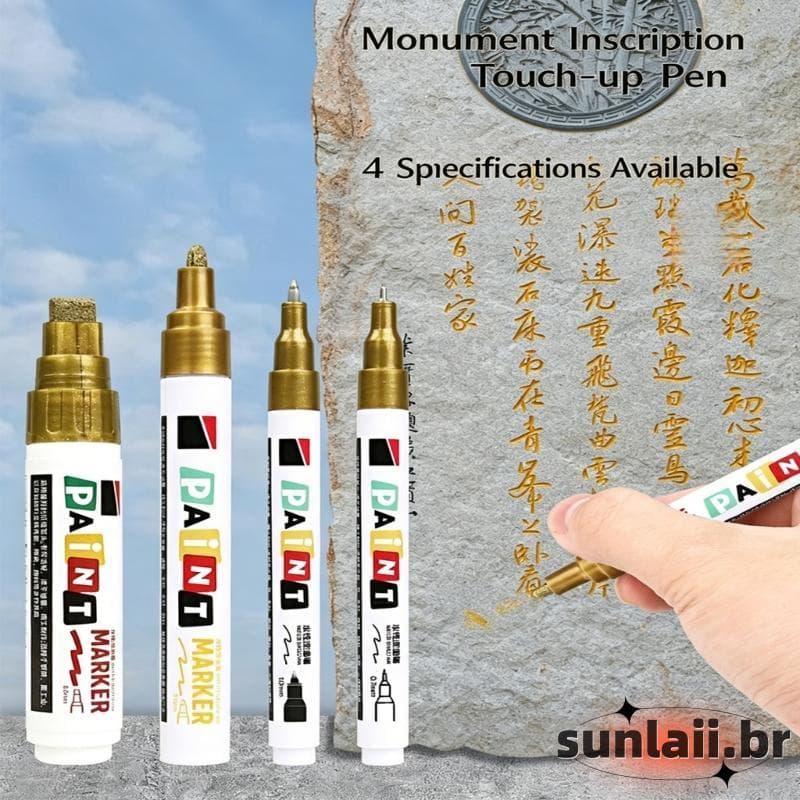 SUNLAII 4 Unidades Caneta De Pintura Para Restauração De Lápide Reparo De Lápides De Estátuas De Monumentos