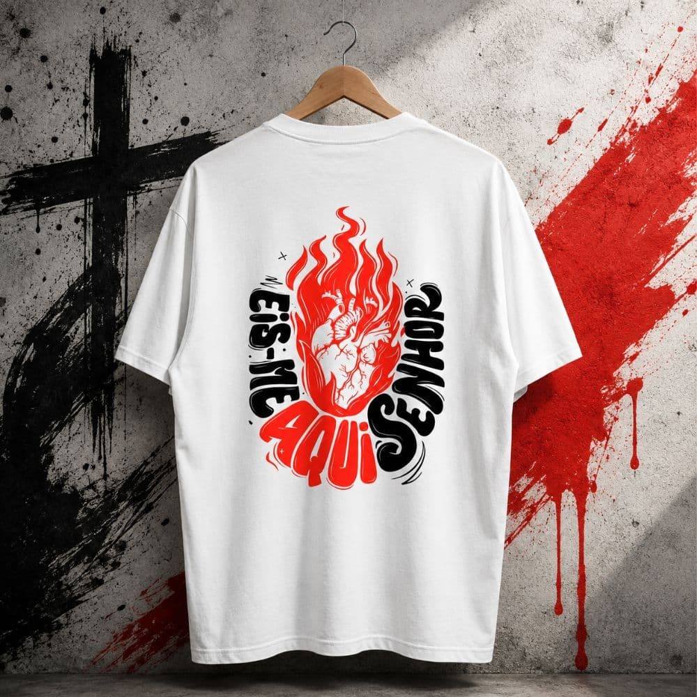 Camiseta Cristã Oversized Suedini  Premium Jesus Gospel T-Shirt  Blusa Evangélica Religiosa