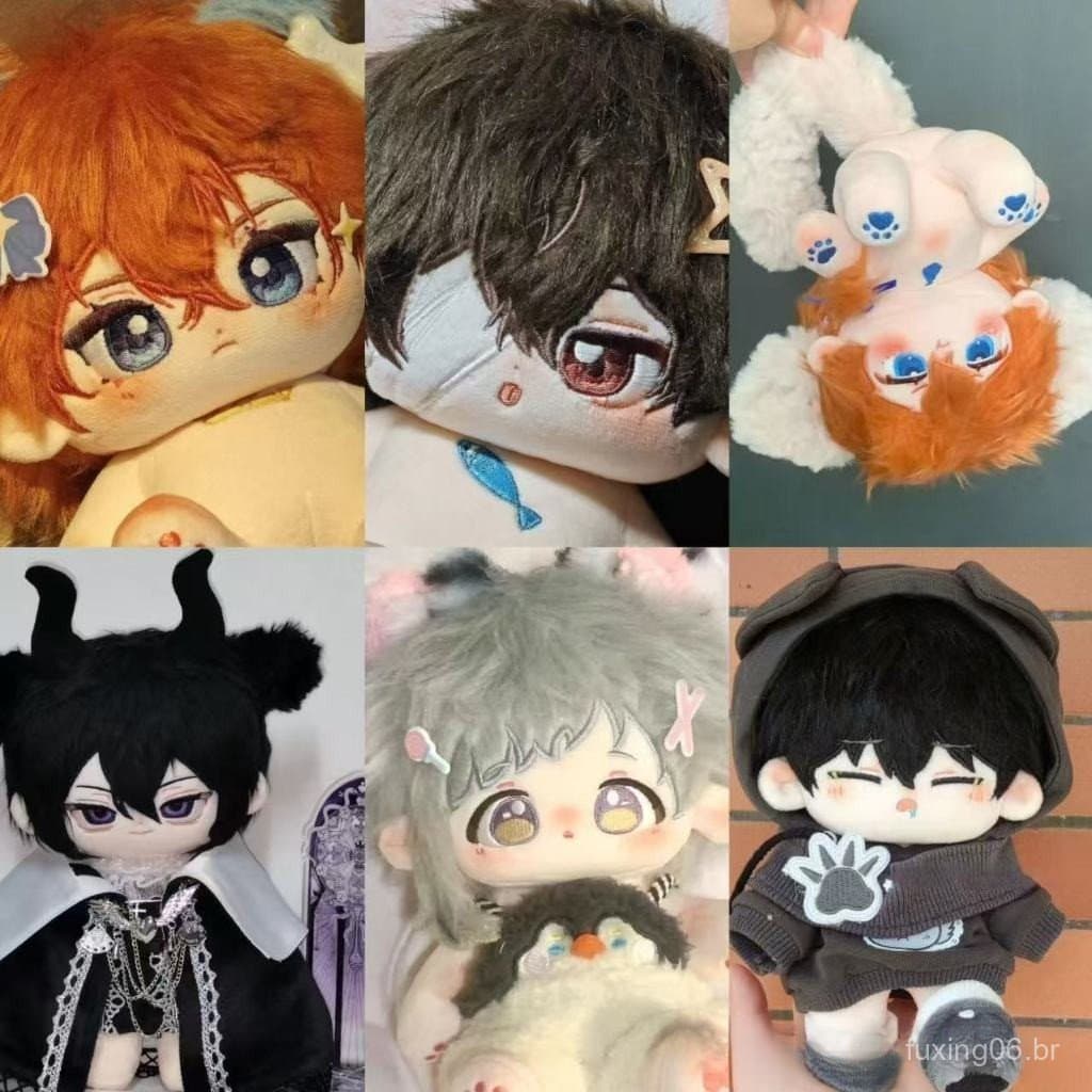 Brinquedo de Pelúcia Bungo Stray Dogs Dazai Osamu Gogol Nakajima Atsushi Edogawa Ranpo Boneco de Pelúcia Anime 20cm PT85