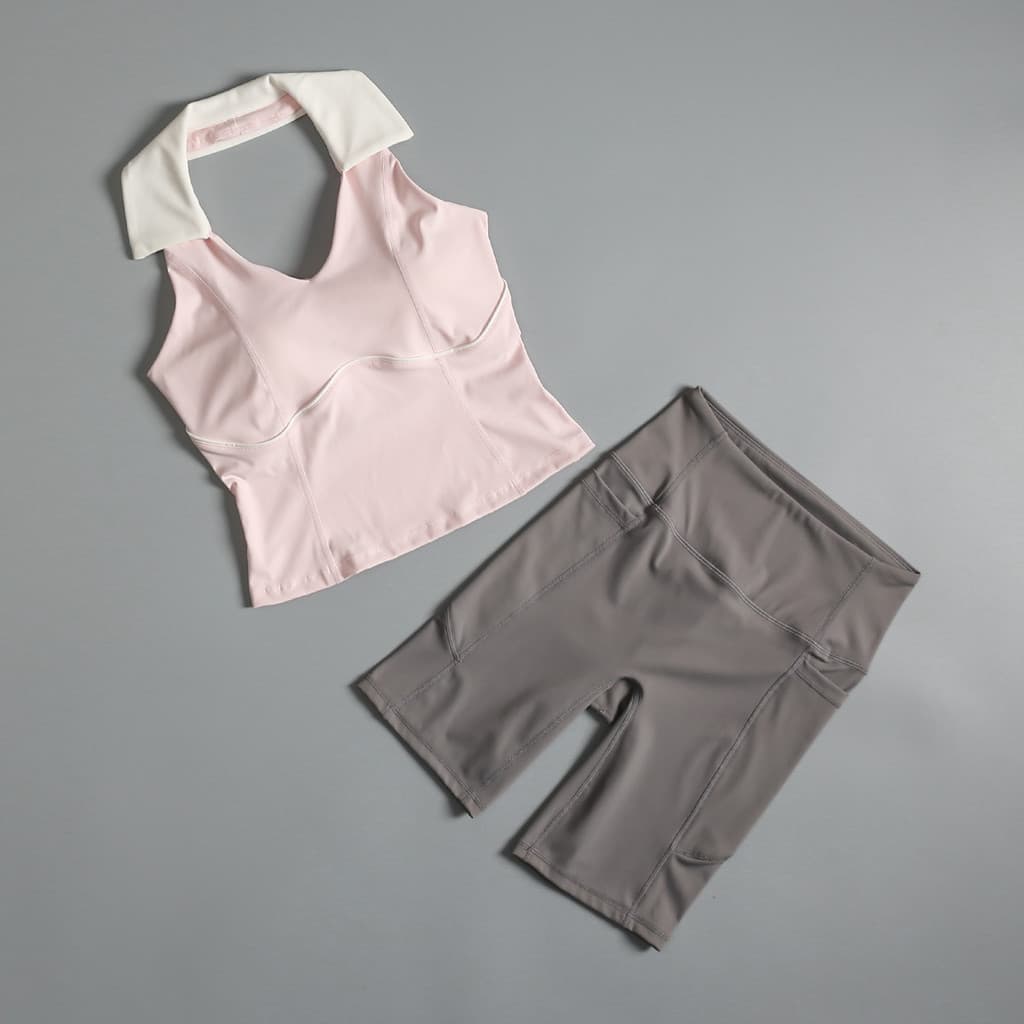 2026 novo estilo terno esportivo feminino verão profissional ginásio treinamento manhã correndo roupas de secagem rápida