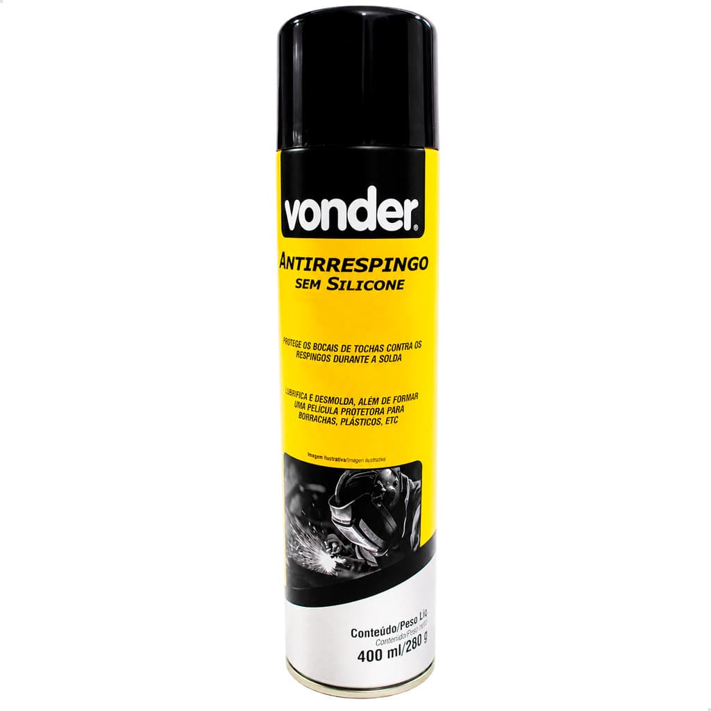 Antirrespingo de Solda em Spray Sem Silicone 280g Vonder  Protecao Para Soldagem