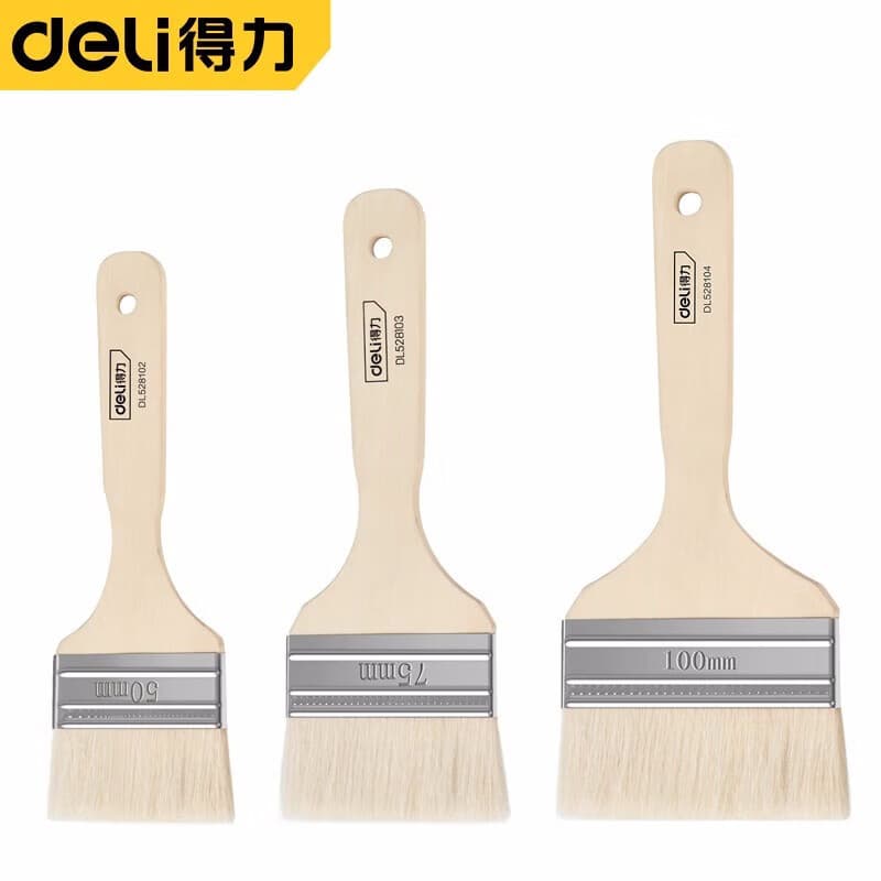 Deli lã escova de pintura escova de cerdas macias limpeza cinza varrendo tinta látex cozimento pintura escova de cerdas