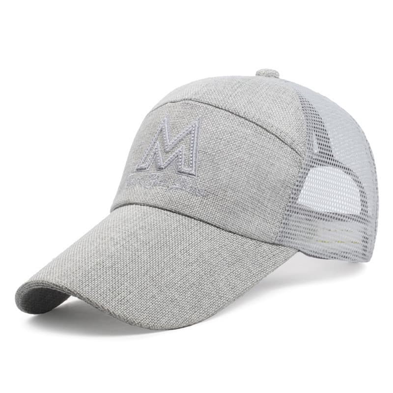 Chapéu de sol masculino boné de malha respirável legal chapéu verão lazer ao ar livre chapéu na moda guarda-sol protetor