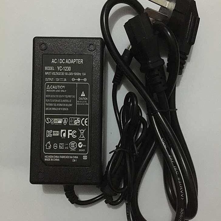 Terrence V60 Dobrável Martelo Pesado Adaptador de Energia para Piano Elétrico 12V3A Cabo Carregador Universal
