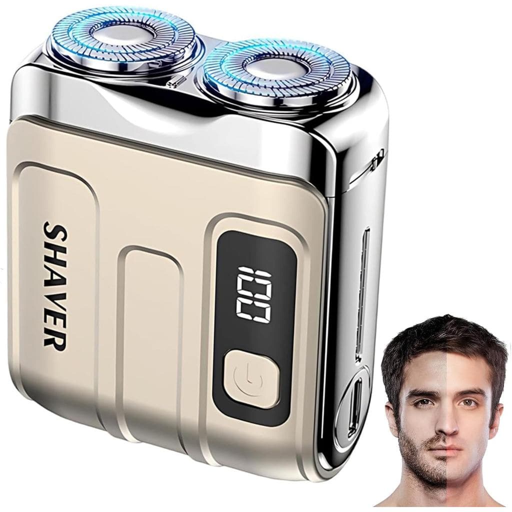 Mini Barbeador Elétrico , Barbeadores Para Homens , Dourado
