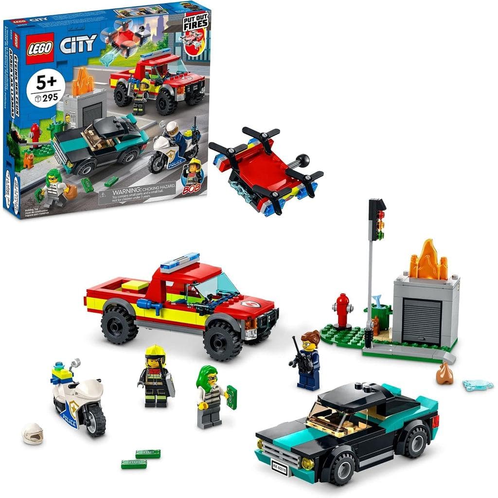 Lego City Resgate dos Bombeiros e Perseguição de Polícia 60319