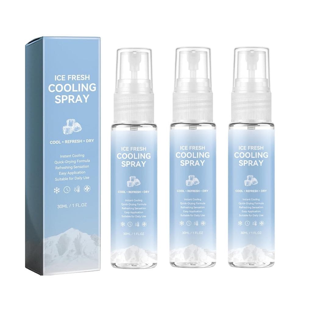 Spray refrescante para rosto e corpo, spray refrescante, spray refrescante para clima quente, spray corporal de resfriam