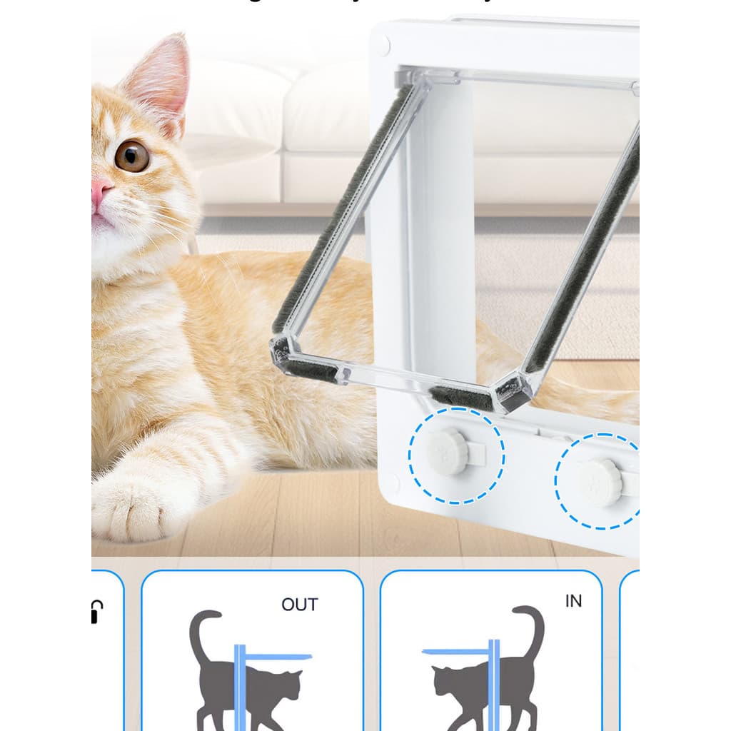 Pet unidirecional gato porta tela janela gato porta em dois sentidos gato porta caverna gato porta caverna ferramenta út