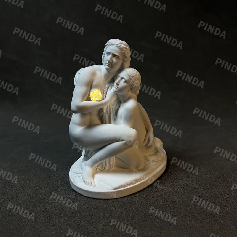 Escultura artística dinamarquesa, armário de vinho de mesa, estante de livros, decoração de penteadeira, presente artesa