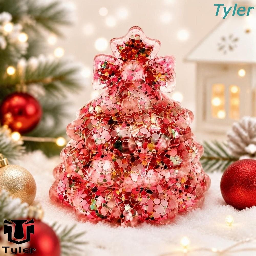 Brinquedo De Apertar Árvore De Natal TYLER , Descompressão De Inquietação De Design Transparente De Material TPR , Textu